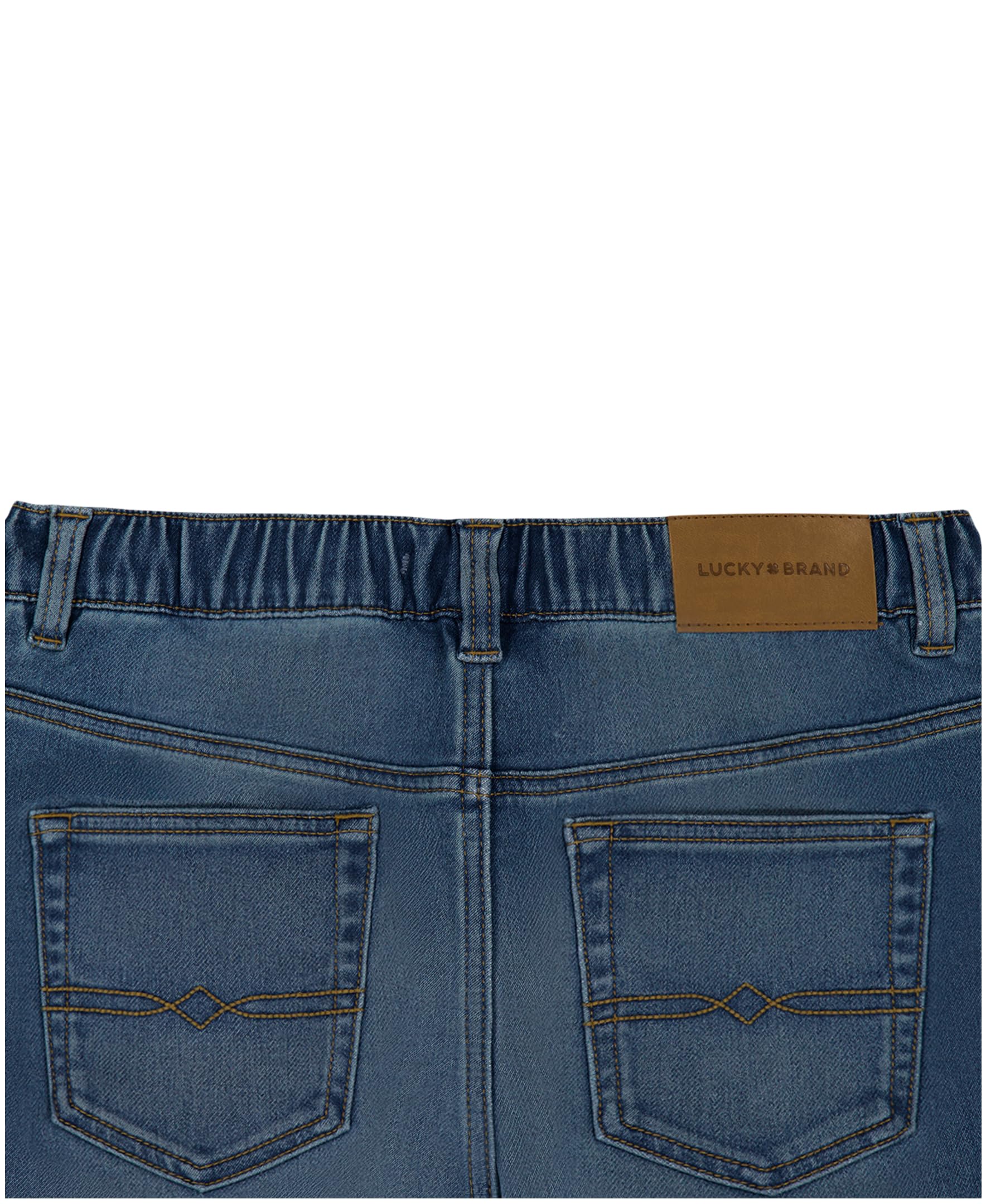 Lucky Brand - Pull-on Stretch Denim Jeans, 5-Pocket Style & Drawstring Closure, Jeans Bambini e Ragazzi