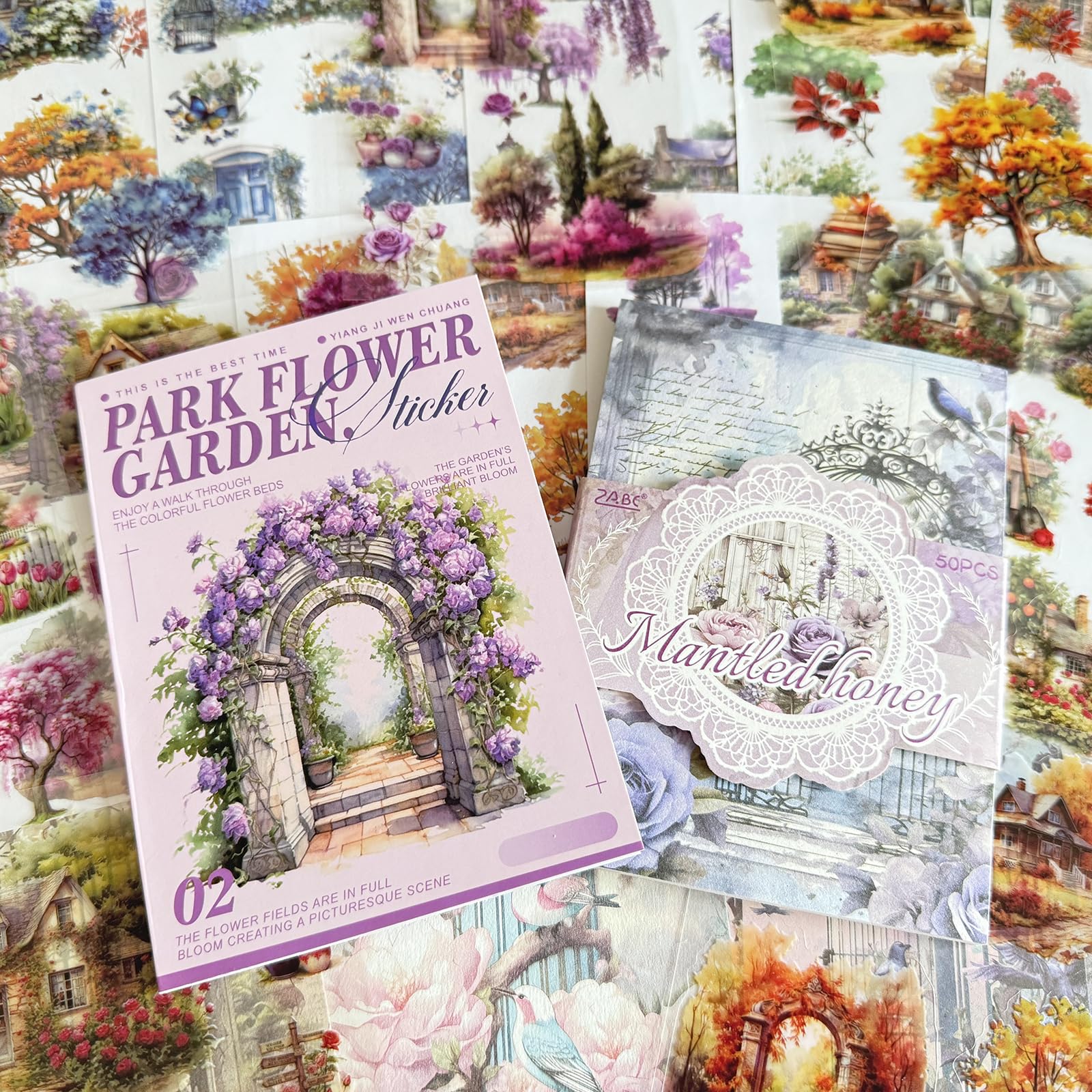 20 arkuszy naklejek kwiatowych do scrapbookingu, kwiatowe naklejki do scrapbookingu, artykuły do pamiętnika śmieci, 50 arkuszy, artykuły papierowe, do dziennika śmieci, materiałów do scrapbookingu