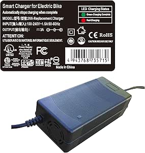 PowerTech Supplier 3 Amp Smart Charger for Jetson Bolt and