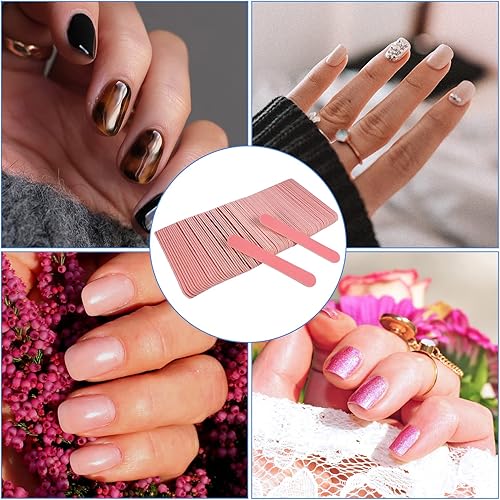 Miniatura 6 de Mini limas de uñas a granel (100 unidades), lima de uñas de doble cara para uñas naturales, juego de herramientas de manicura, lima de uñas