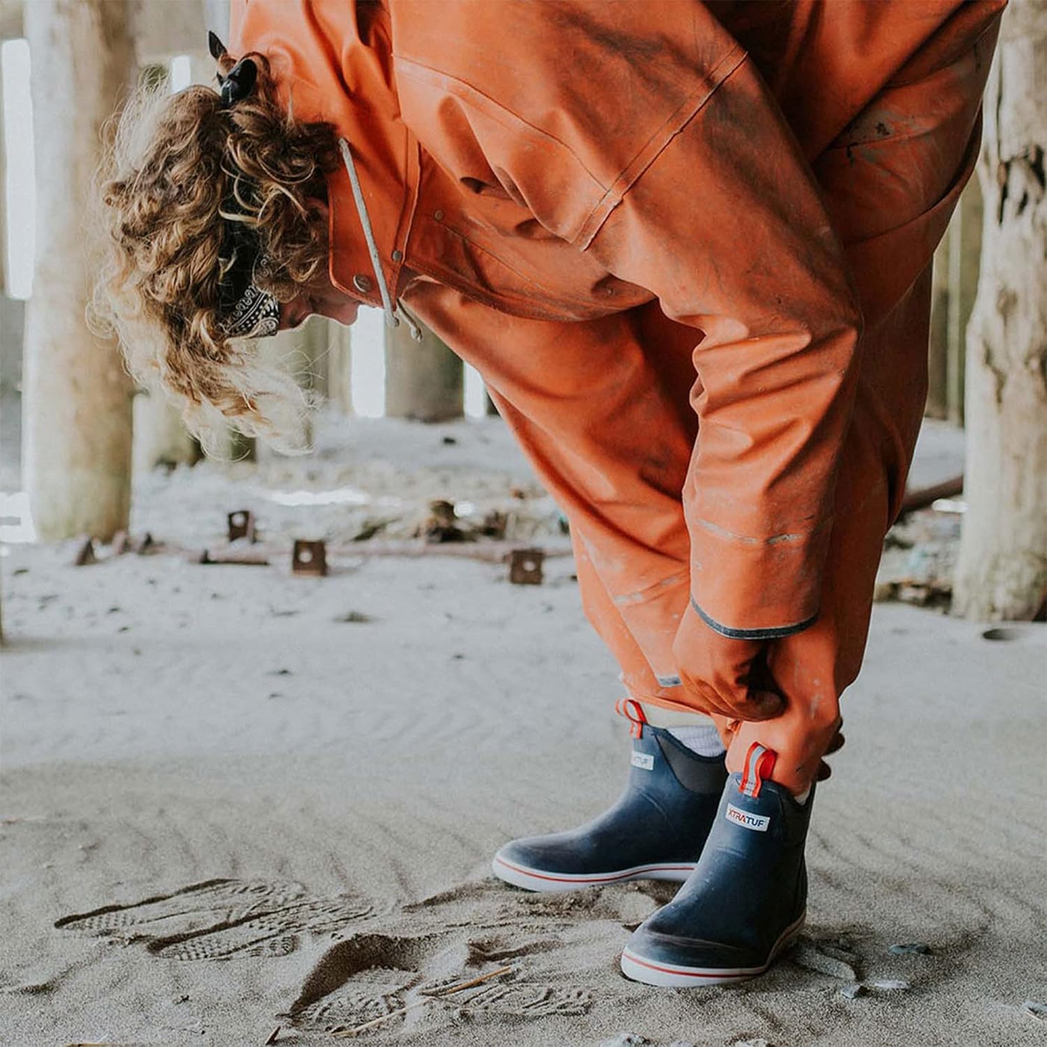 Vista 7 de Xtratuf Botines para hombre de 6 pulgadas de ancho