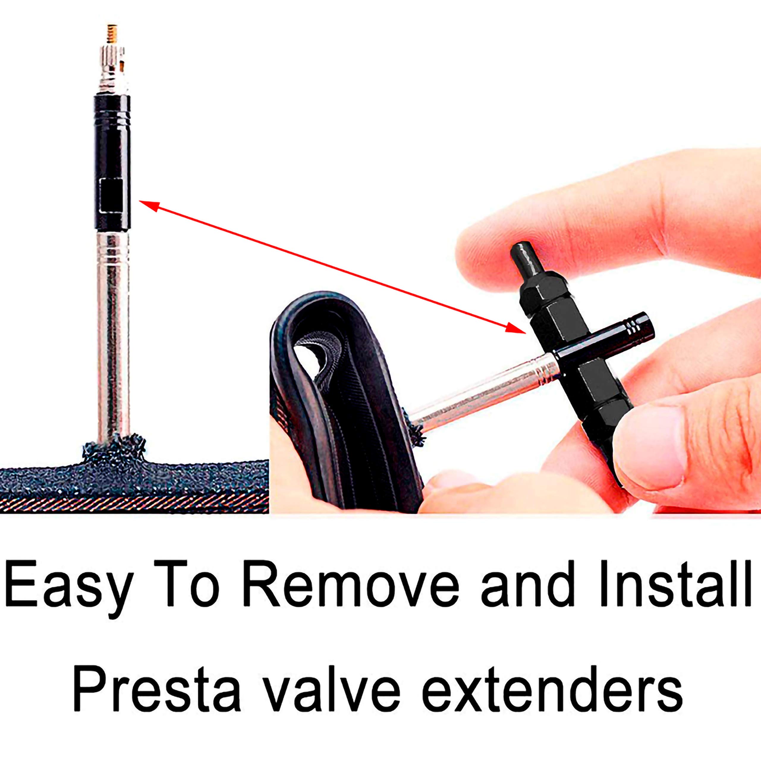 Bike Valve Core Remover Tool - 2 Pack Schrader & Presta -4