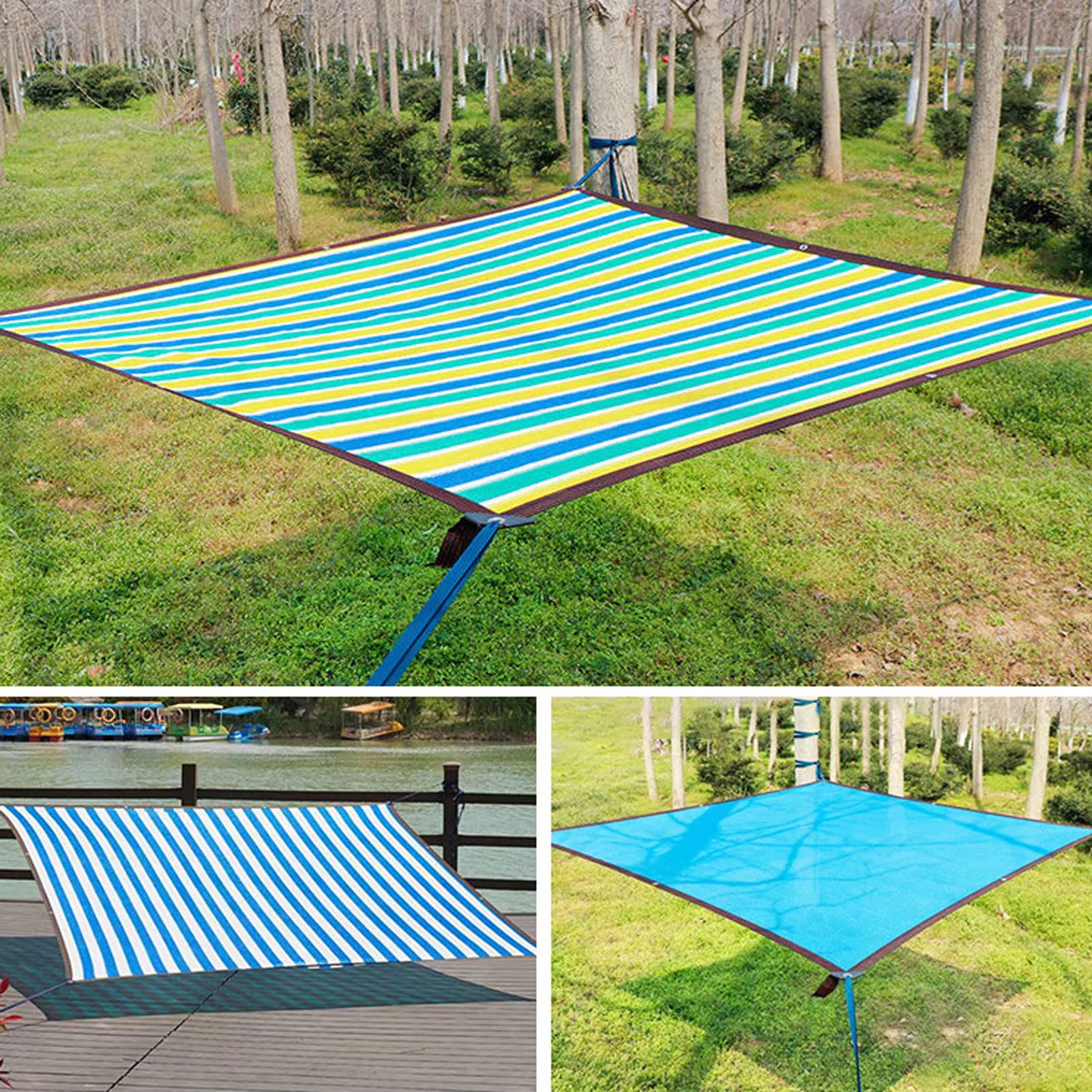Rete Ombreggiante 4mx4m, 85% Telo Tessuto Ombra, Antistrappo, Tessuto Ombra Robusta, Rete Ombreggiante Traspirante, Telo Ombra Telone con Occhielli, per Esterno, Serra