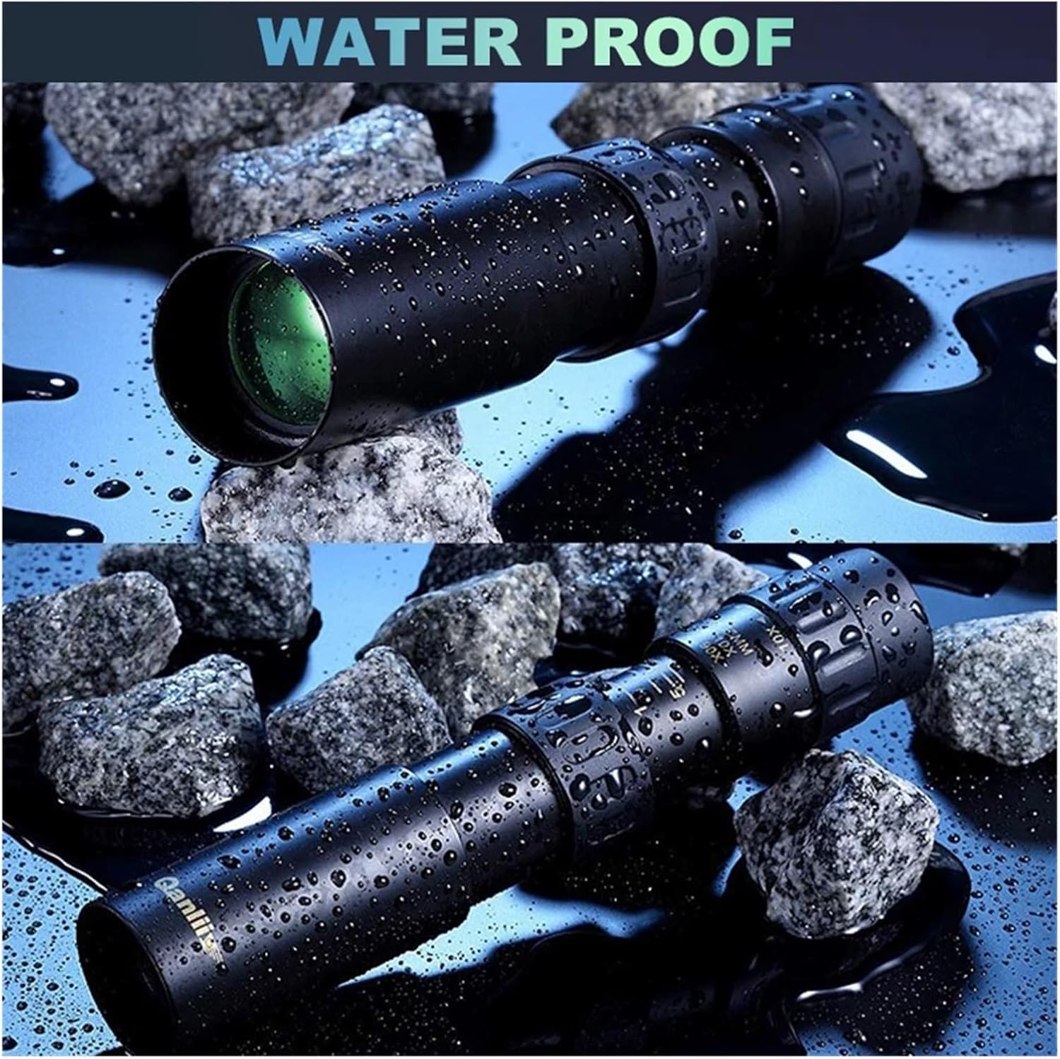 10-300x40 望遠鏡 ズーム ポータブル 強力双眼鏡 三脚と携帯電話ブラケット付き キャンプ 旅行 リモート単眼鏡 コンパクト