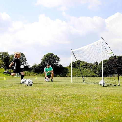 Miniatura 5 de QUICKPLAY Kickster - Gama de portería de fútbol ultra portátil, configuración rápida y fácil, incluye red de fútbol y bolsa de transporte,