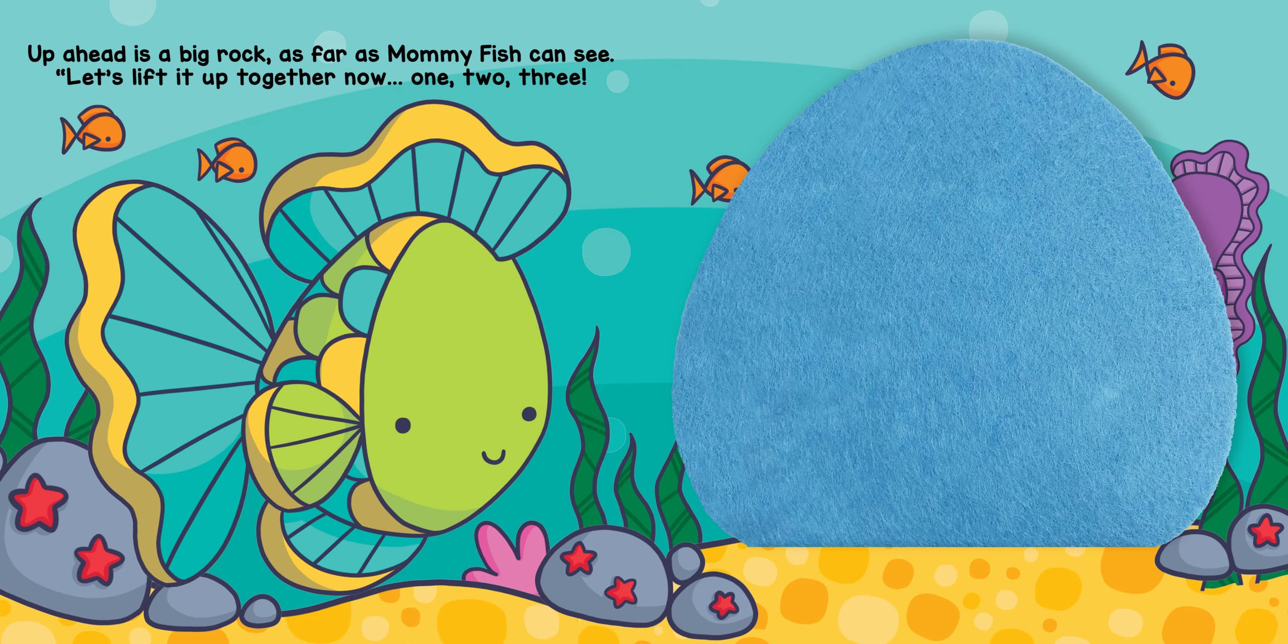 Little Hippo Libros Peek and Seek In the Ocean Libros infantiles de 1 a 3 años | Libros táctiles para niños de 1 a 3 años y libros para bebés | Los mejores libros para niños y libros sensoriales