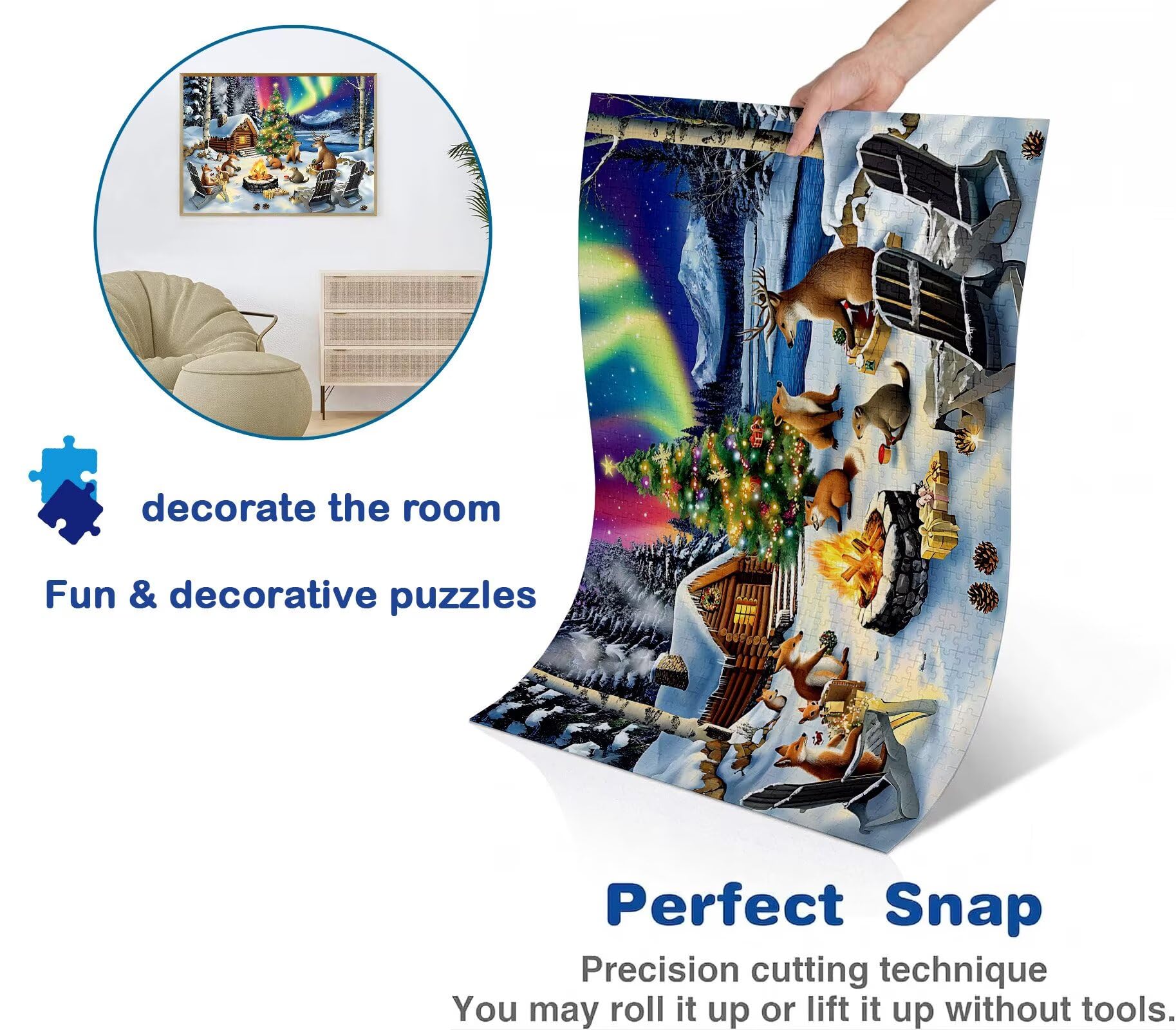 Puzzle 4000 Teile, Holzpuzzle Erwachsene Karikatur Tier Impossible Klassische Jigsaw Puzzles 141.5 x 87.5 cm, Familien Spiel, Puzzle Stressabbau Denkspiel, Home Dekor w0-431