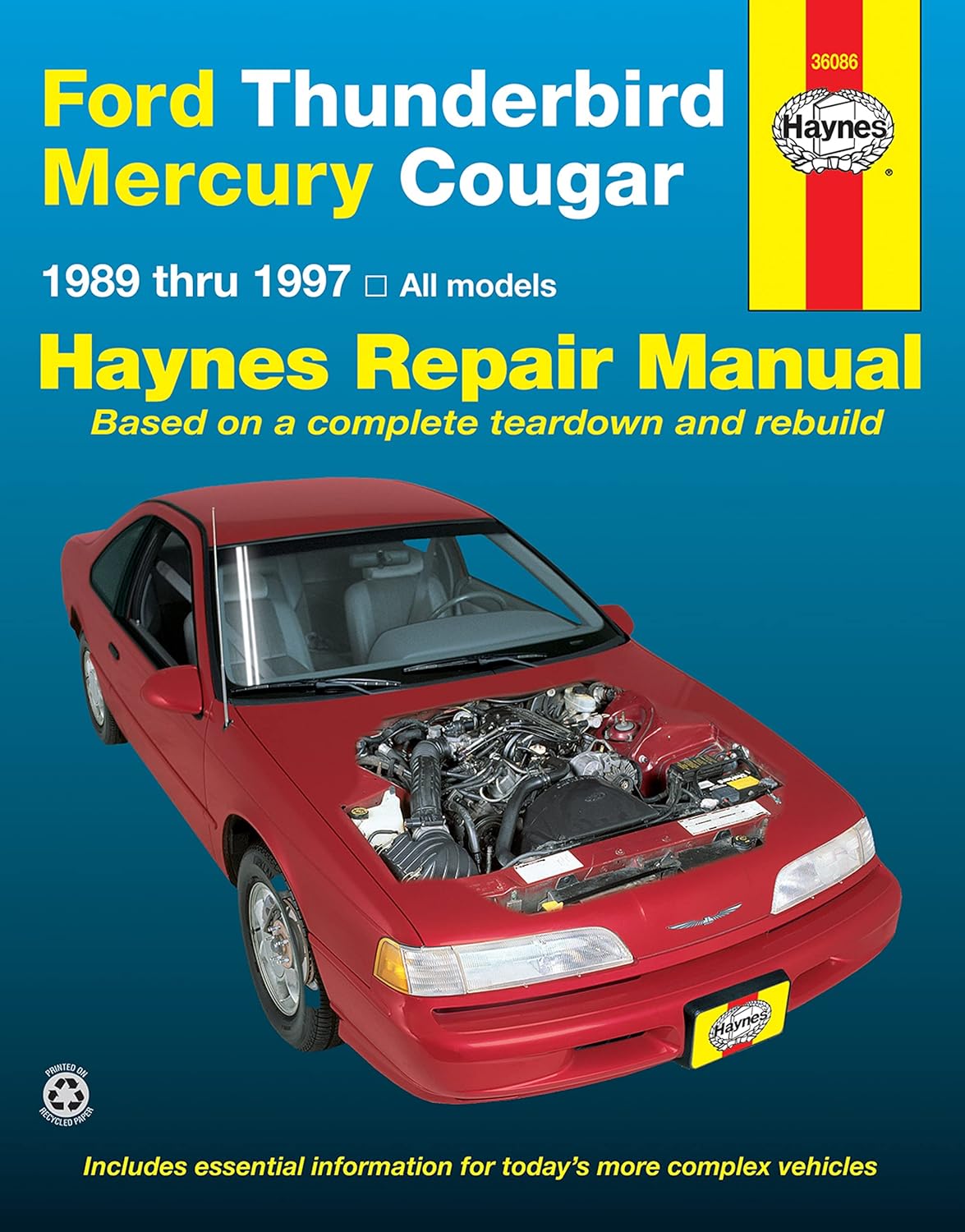 Ford Thunderbird & Mercury Cougar (1989-1997) Haynes Repair Manual