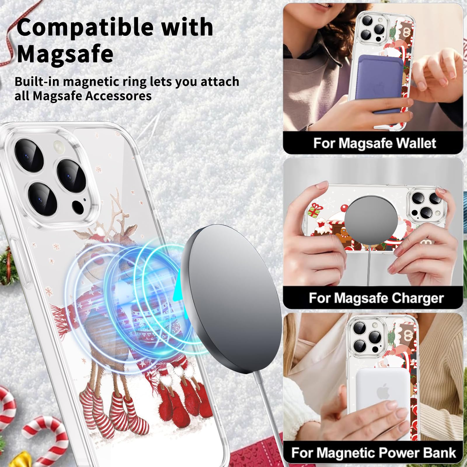 Xylota Cover per iPhone 16 Pro 6,3 Pollici, Moda Semplice e Carina con