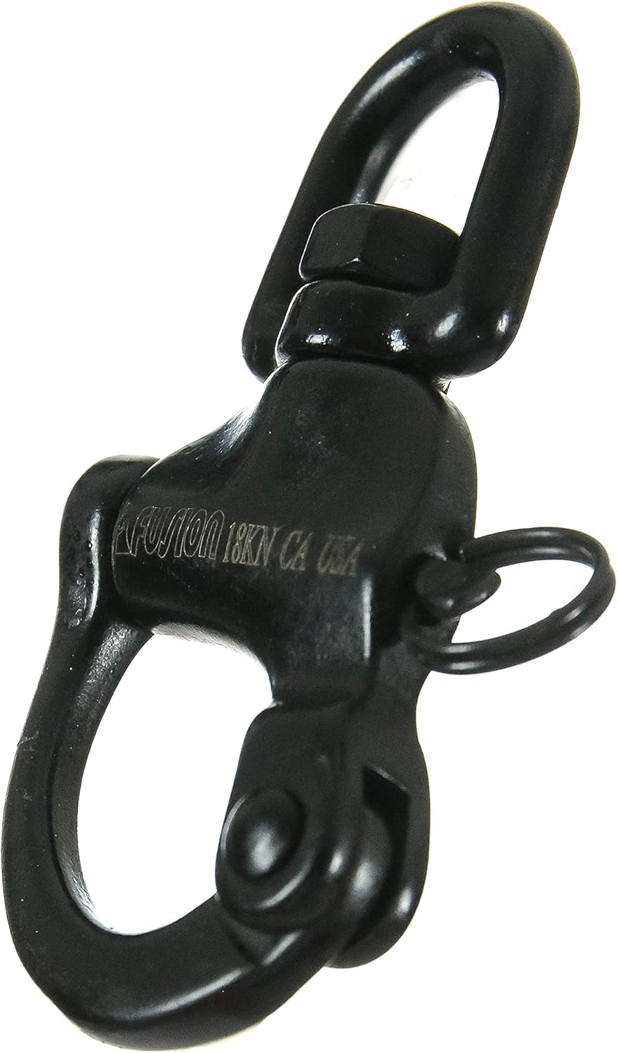 Snap Shackle 18KN - Fusion Climb® Delta - Professional Sailing Rigging Swivel Snap Hook - Heavy Duty Steel - Quick Release Snap Shackle for Rope, Sailing, Rigging, Lifeline - OSHA ANSI Compliant