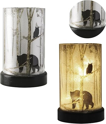 Lámpara de mesa a pilas, lámparas inalámbricas para decoración del hogar, luz nocturna a pilas con bombilla LED, luces decorativas para sala de