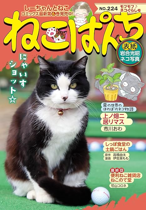 『ねこぱんち No.224 モフモフ♪ネコぐらし号』の表紙イラスト 電子書籍 漫画