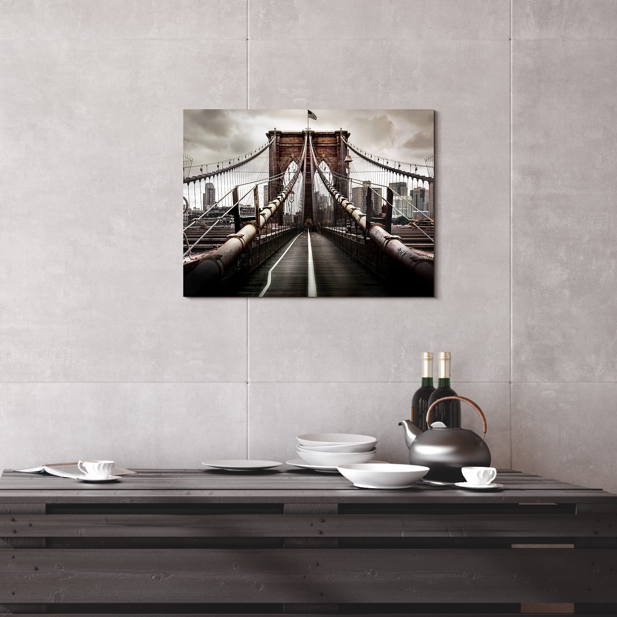 Amazon｜ニューヨークキャンバス壁アート:インダストリアル