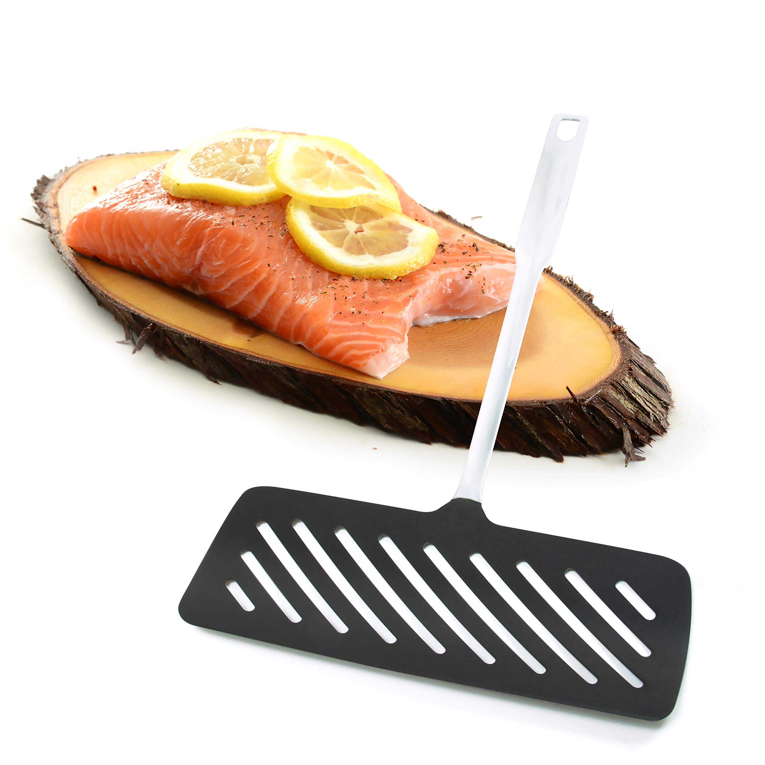Norpro 1098 Antihaft N/S S/S Fischwender, Edelstahl, Siehe Abbildung