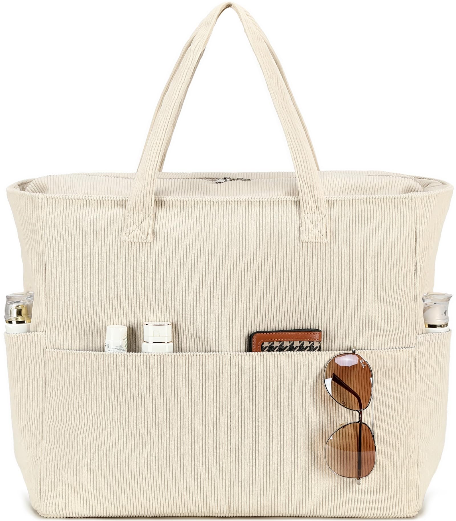 Bluboon Beach Bags for Women Large Waterproof Tote Bag With Wet Compartment for Pool Weekender Travel Gym