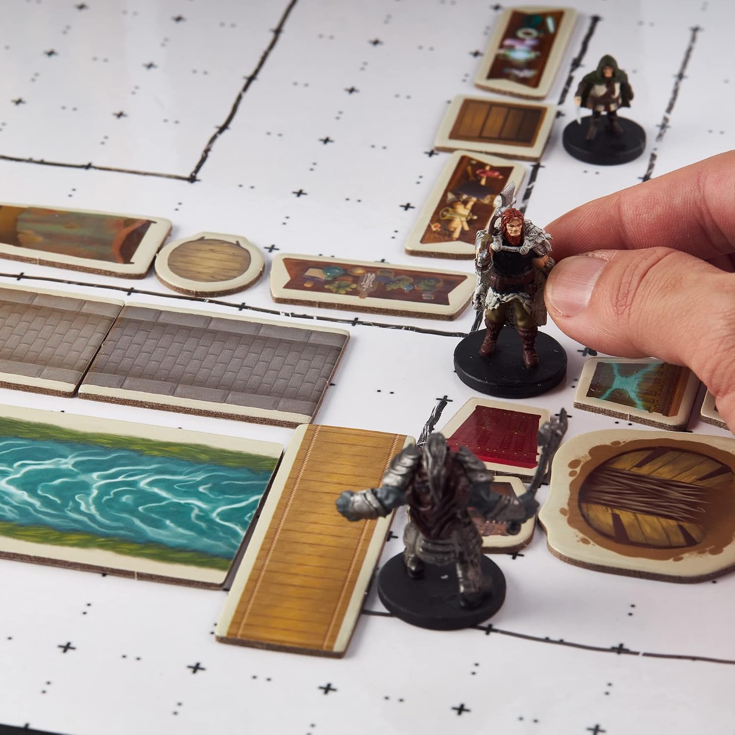 Master's Relics - RPG Item Token Accessory Set - 200+ Double-Sided Dry / Wet Erase Reversible Object Pawns for Fantasy Tabletop Roleplaying Game Terrain Tiles and Dungeon Battle Maps - D&D Compatible
