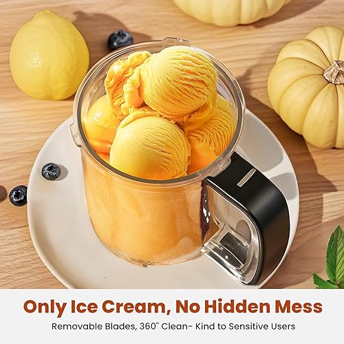 Miniatura 11 de Máquina para hacer helados 12 en 1, máquina de helados casera de acero inoxidable completamente automática para sorbete, batido, yogur helado y más