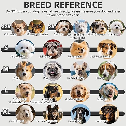 Miniatura 8 de PUPTECK Calcetines antideslizantes para perros con agarres de doble cara para perros pequeños, medianos y grandes, suelos de madera dura que evitan