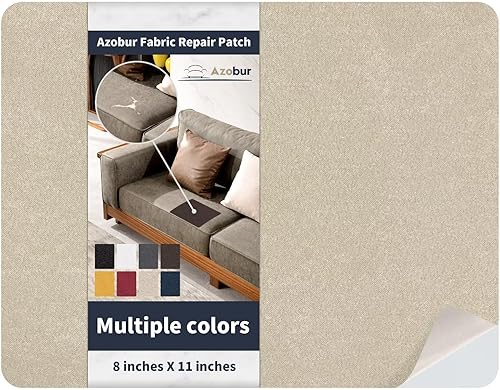 Azobur Parche de terciopelo, parche rectangular autoadhesivo de tela de franela, terciopelo antiarañazos, disponible en diferentes colores, de 8 x