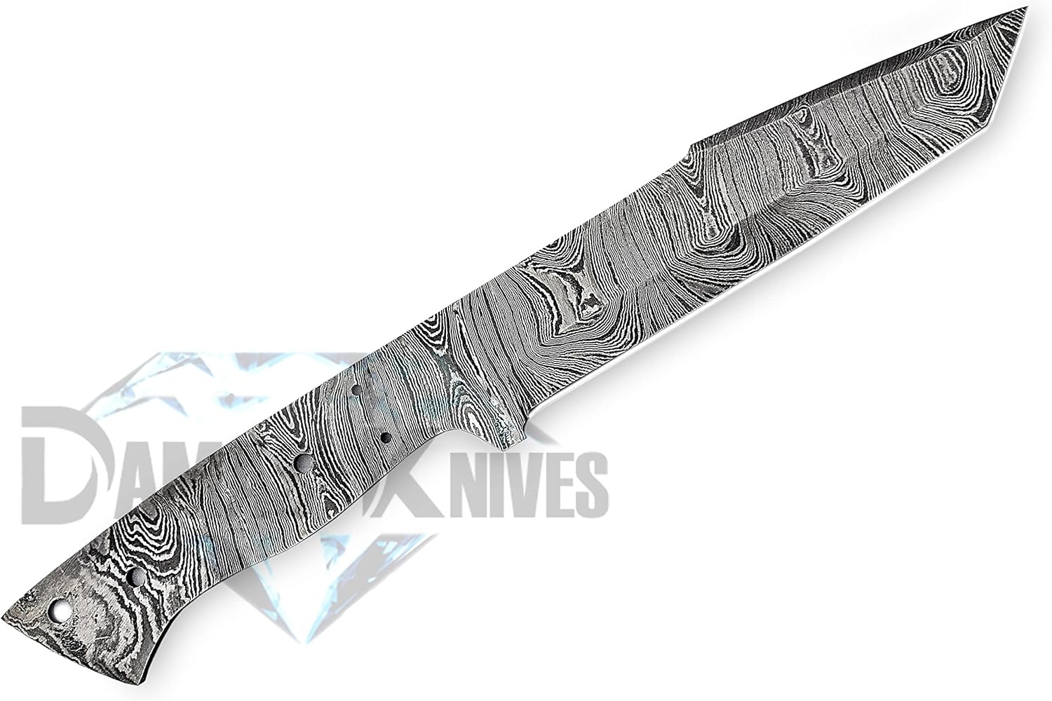 Cudtom Handmade Damascus Steel Blank Blade for Knife Making - HB 13