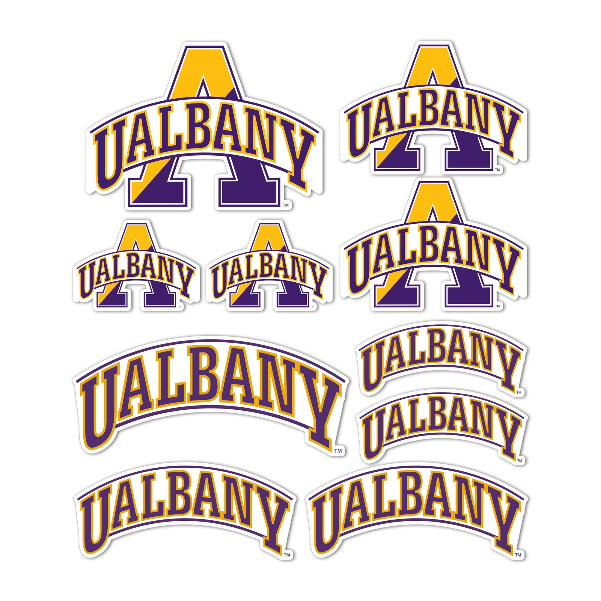Sticker University of Albany résistant à l'eau pour personnaliser