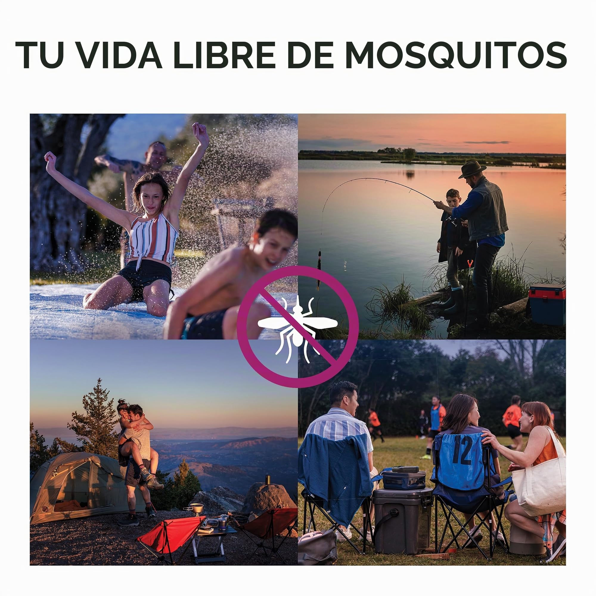 Thermacell Recambio Repelente de Mosquitos, Protección Eficaz 20 m², Compatible con Todos los Dispositivos, 48 Horas de Duración, 4 Cartuchos + 12 Pastillas + Guantes de regalo
