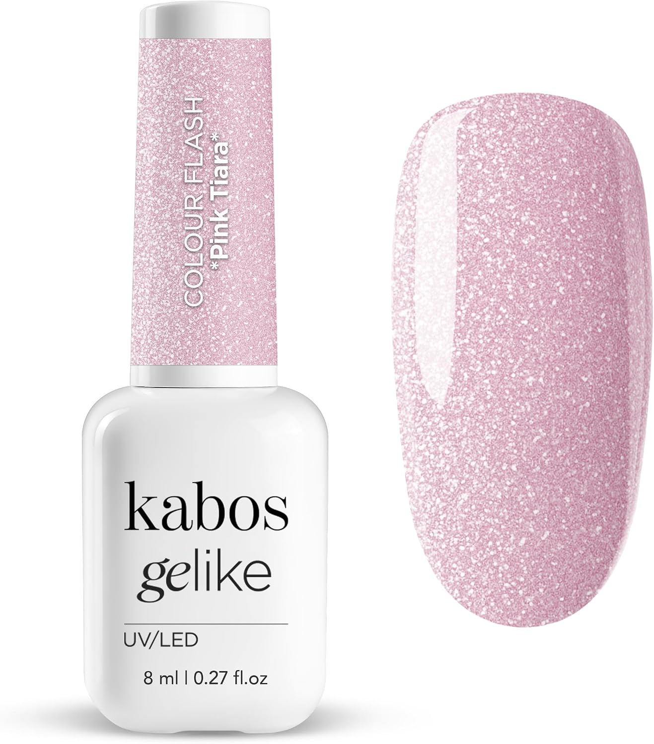 Kabos UV/LED Lakier Hybrydowy Gelike Flash Pink Tiara 8 ml