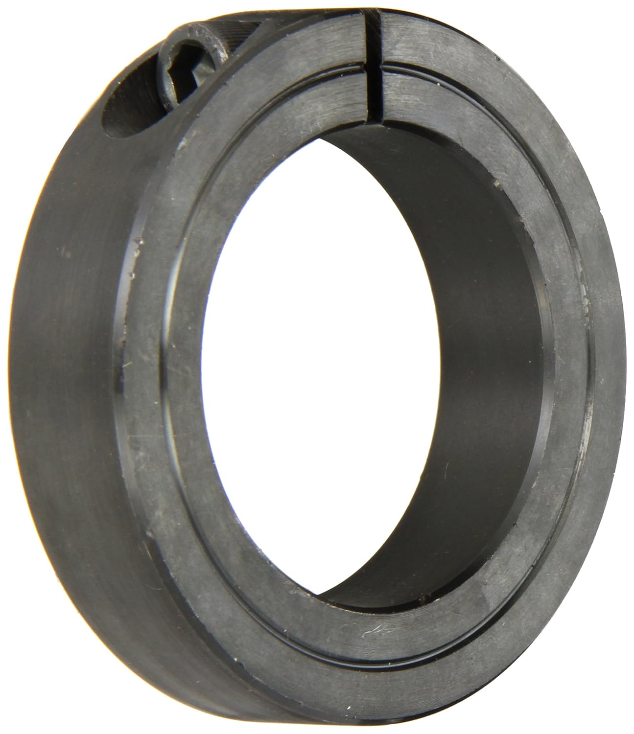 Climax Part 1C-200, Mild Steel, Black Oxide Plating, Clamping Collar, 2 inch bore, 3 inch OD, 11/16 inch Width, 5/16-24 x 1" Clamp Screw