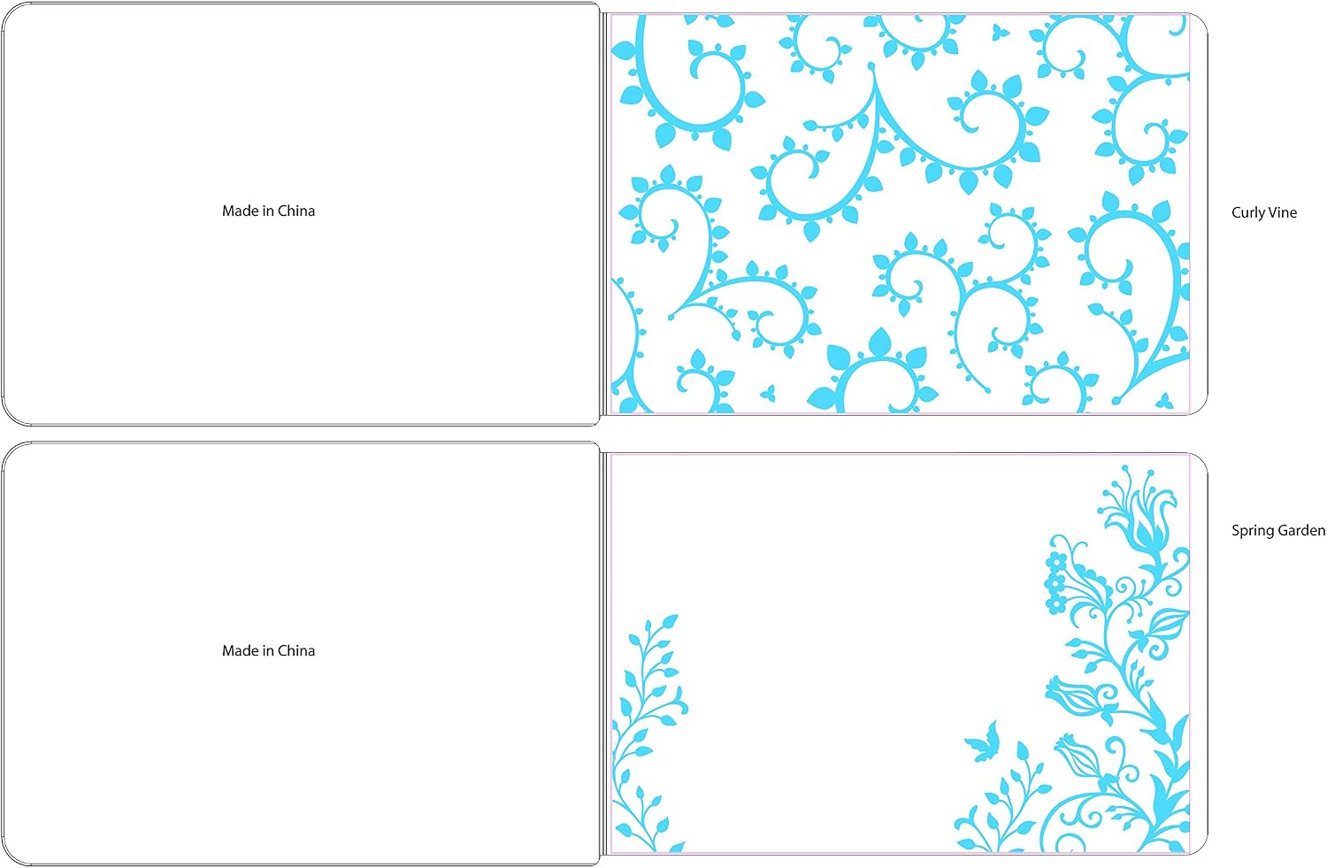 Sizzix Textured Impressions Embossing Folders 2PK - Garden Set