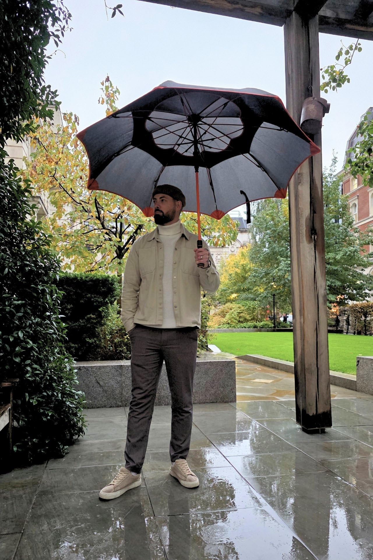 Fulton Titan 1 Parapluie de golf Noir, Noir, Taille unique, Classique