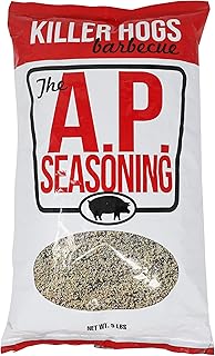 Killer Hogs AP Seasoning | Championship BBQ and Grill All Purpose Seasoning for Beef, Steak, Burgers, Pork, and Chicken | Salt, Pepper, Garlic (SPG) | 5 Pounds