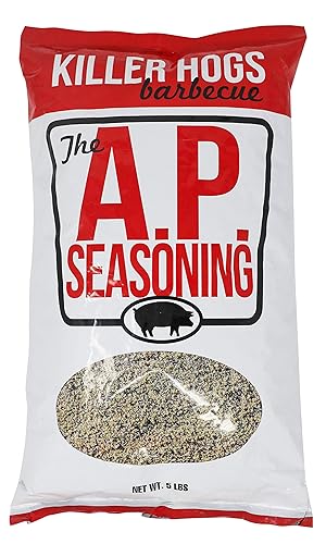 Killer Hogs AP Seasoning  Championship BBQ and Grill - Condimento multiusos para carne de res, filetes, hamburguesas, cerdo y pollo  Sal, pimienta,