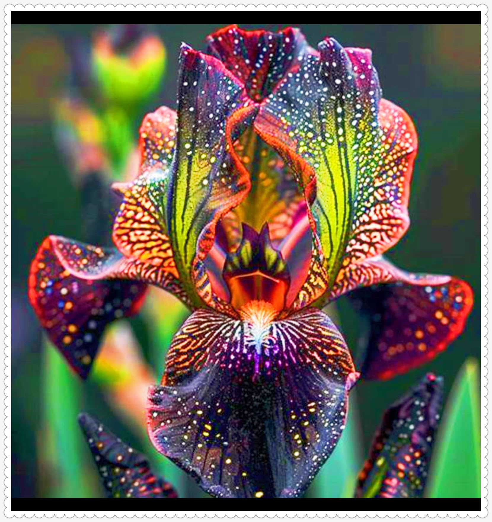 Rare Iris Surprise Gift Iris Bulbs Wedding Flowers/Hardy Perennial/Cut Flowers-10bulbs-e