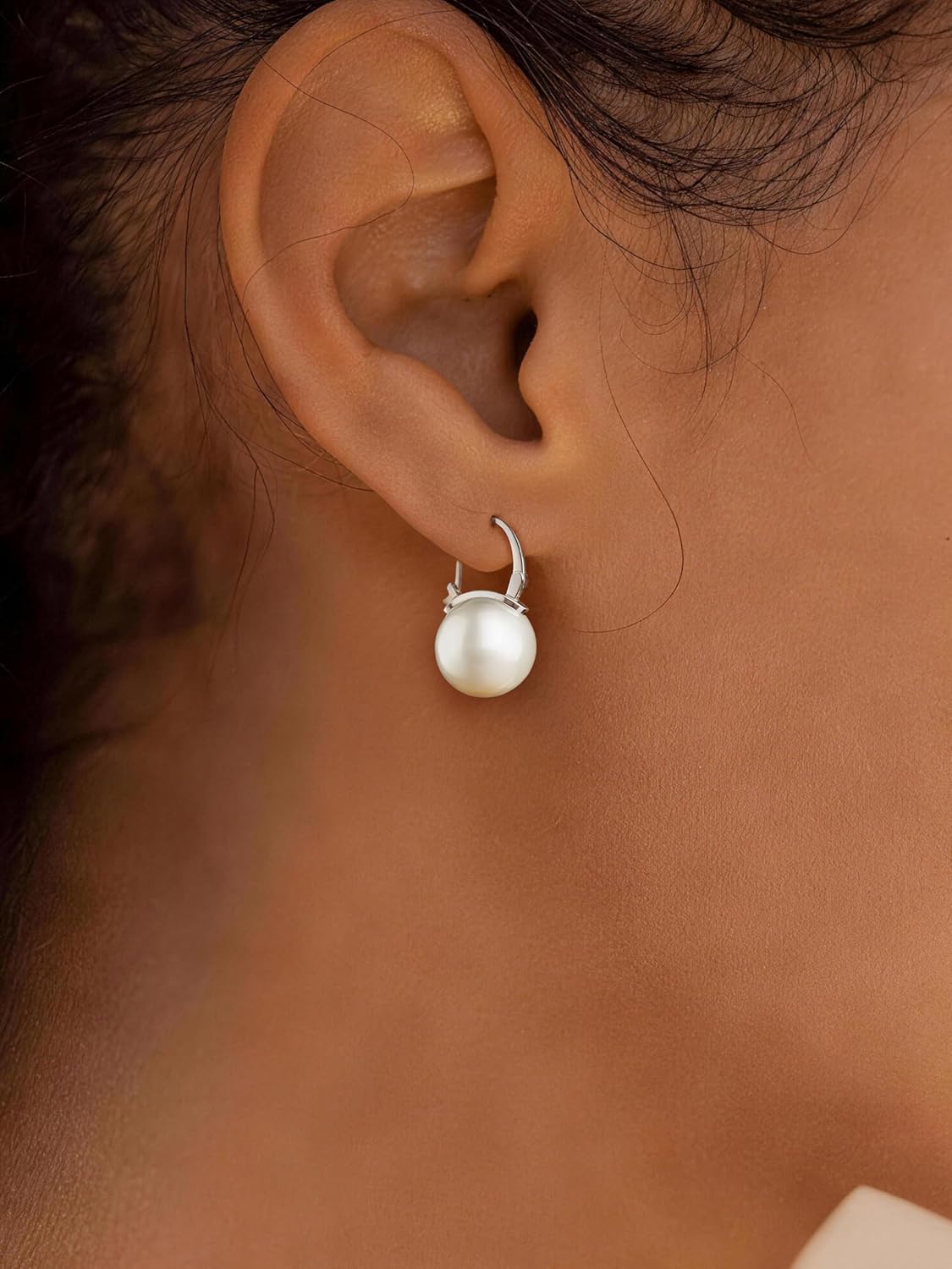 925 Sterling Silver Drop Earring For Women, Delicate Ball Design, Fashion Dangle - Image 6