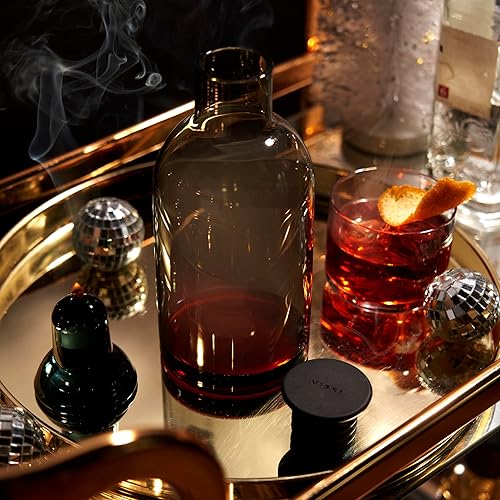 Miniatura 8 de Viski Alchemi - Kit de tablero para infundir bebidas, barril de whisky de roble americano, humo de madera, incluye vidrio y antorcha, juego de 3