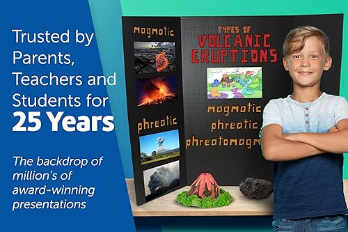 Miniatura 10 de Flipside Products Tableros de proyectos de 36 x 48 pulgadas para presentaciones, ferias de ciencias, proyectos escolares, exhibiciones de eventos