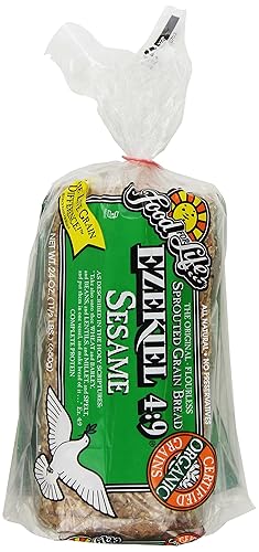 Miniatura 7 de Food For Life - Pan de grano germinado sin harina, con pasas y canela, 24 oz (congelado)