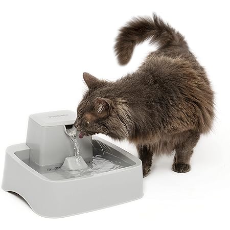 PetSafe Pet Fountain, Suitable for Small Dog and Cat Households, Easy-to-clean Design, Filter Included, Drinkwell, 1.8 Litres