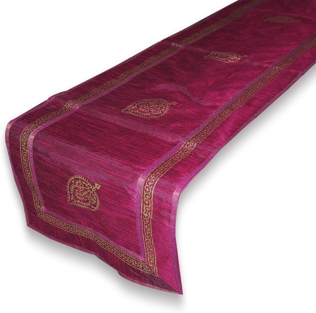 DakshCraft Table Linen Runner Dupioni Silk Rectangular