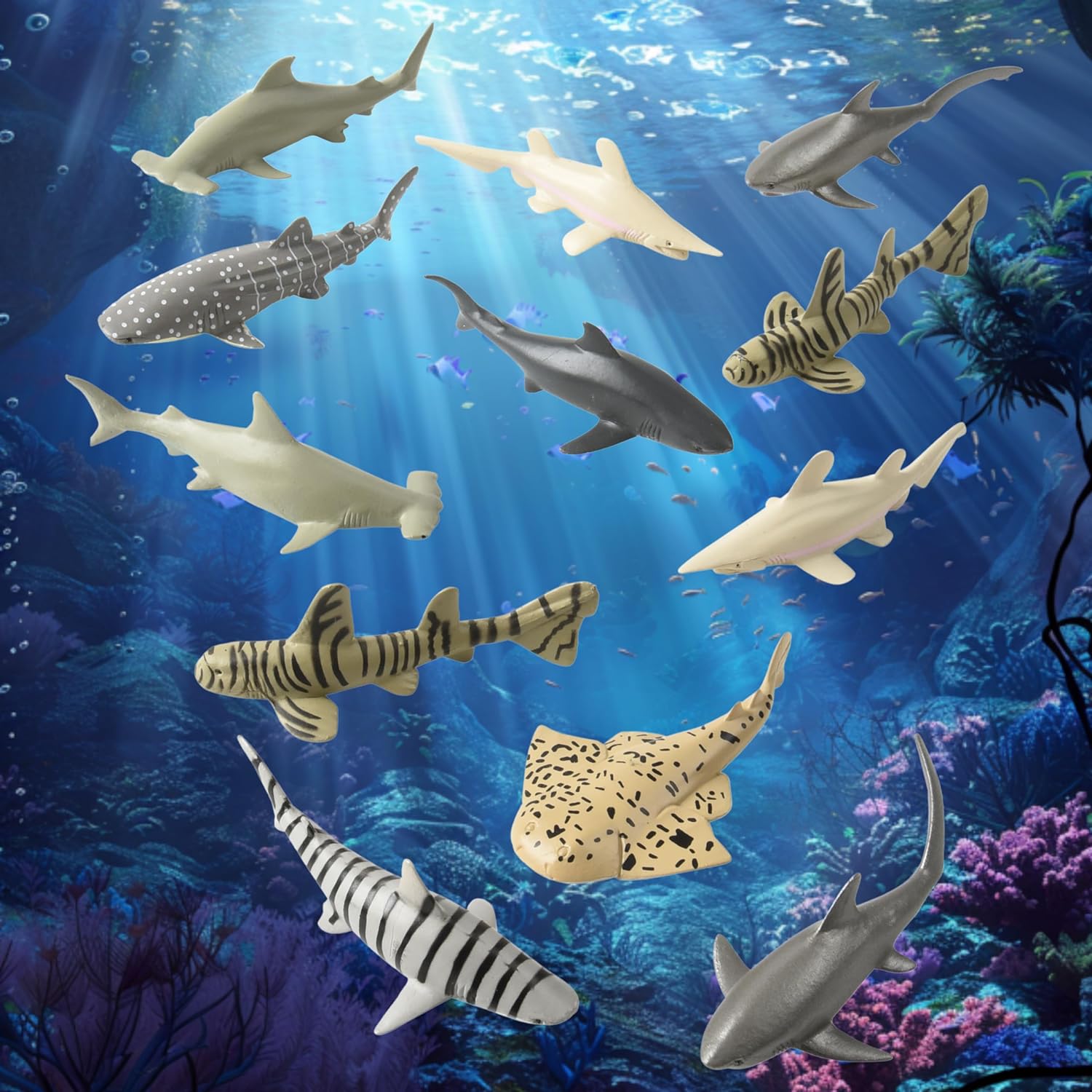 Shark Toy Animals (12 Count)