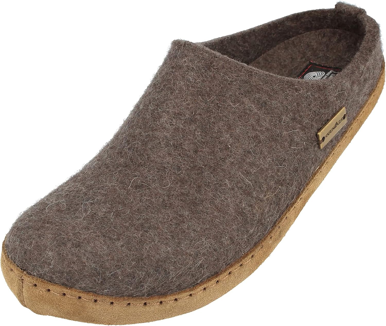HAFLINGER Emils Slide - Smokey Brown, 39