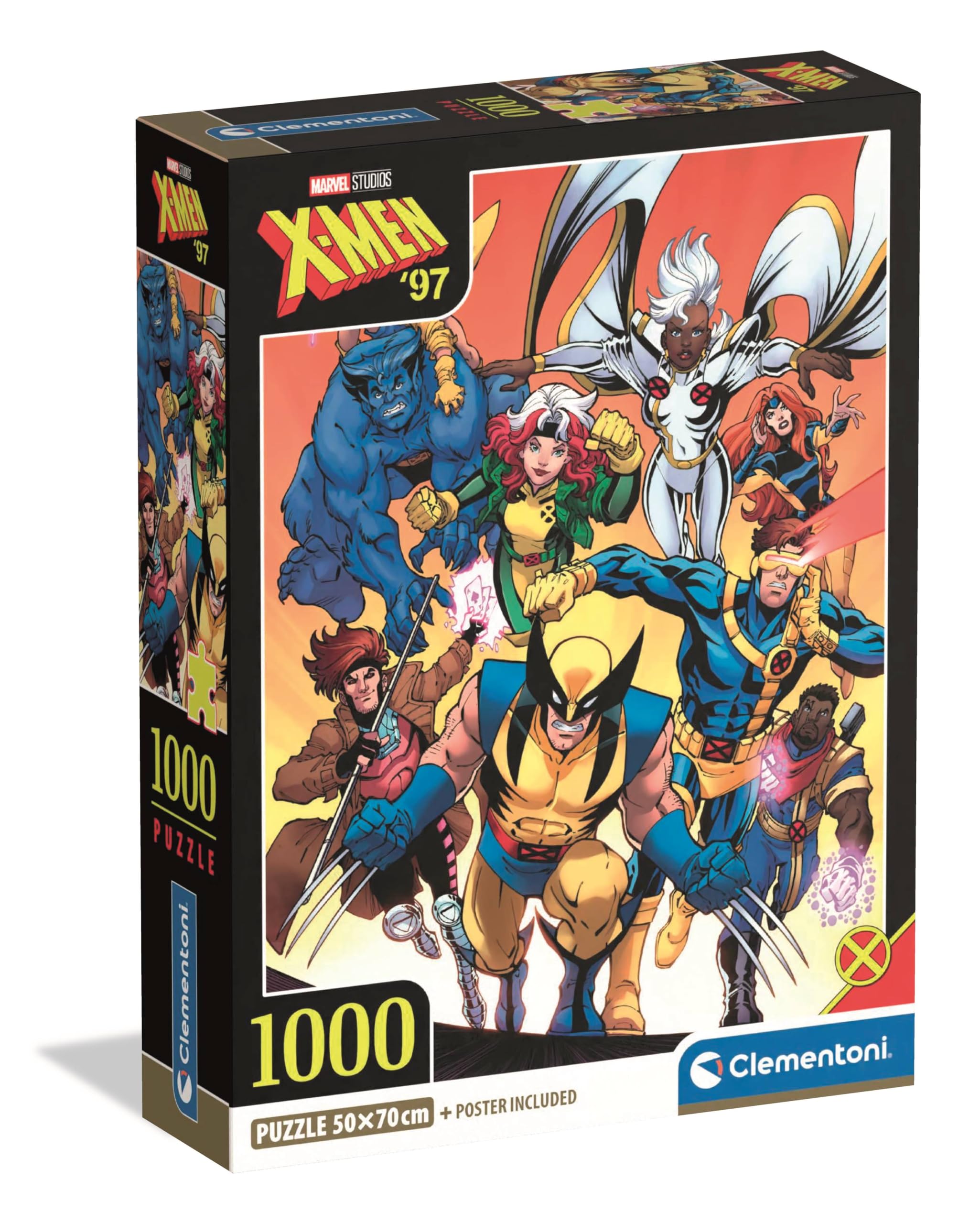 Amazon.com: Clementoni Jigsaw Puzzle 1000 Pieces, Marvel Xmen