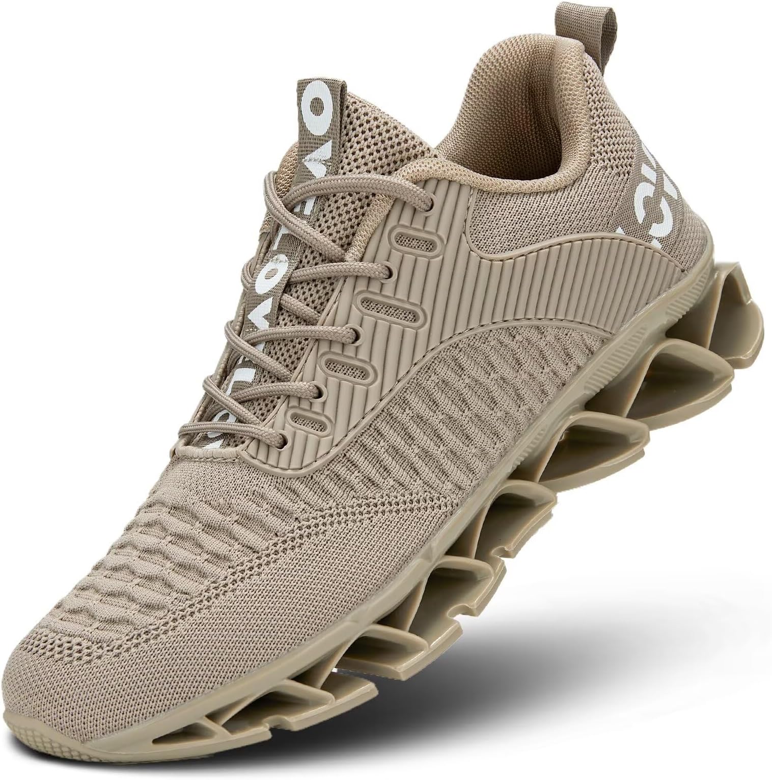 Men's Fashion Sneakers Lightweight Breathable Mesh Running Shoes Blade Non Slip Soft Sole Casual Athletic Walking Shoes