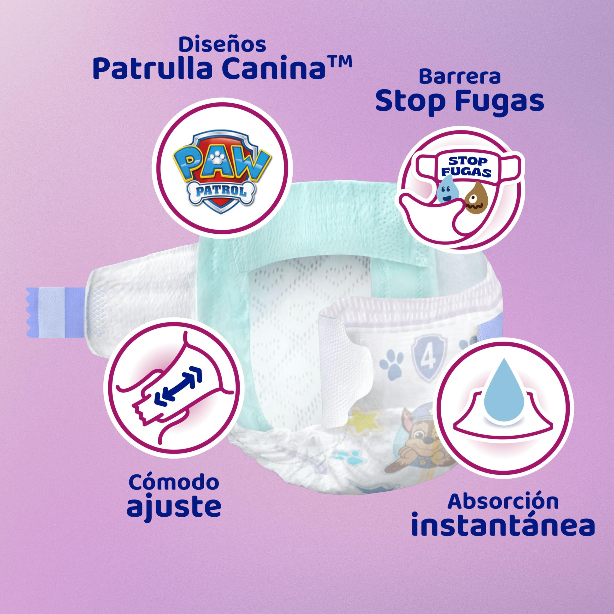 Dodot Pañales Bebé Activity, Talla 7 (15+ kg), 96 Pañales, Hasta 12h de Protección Antifugas y Ajuste, Pack Mensual - 4