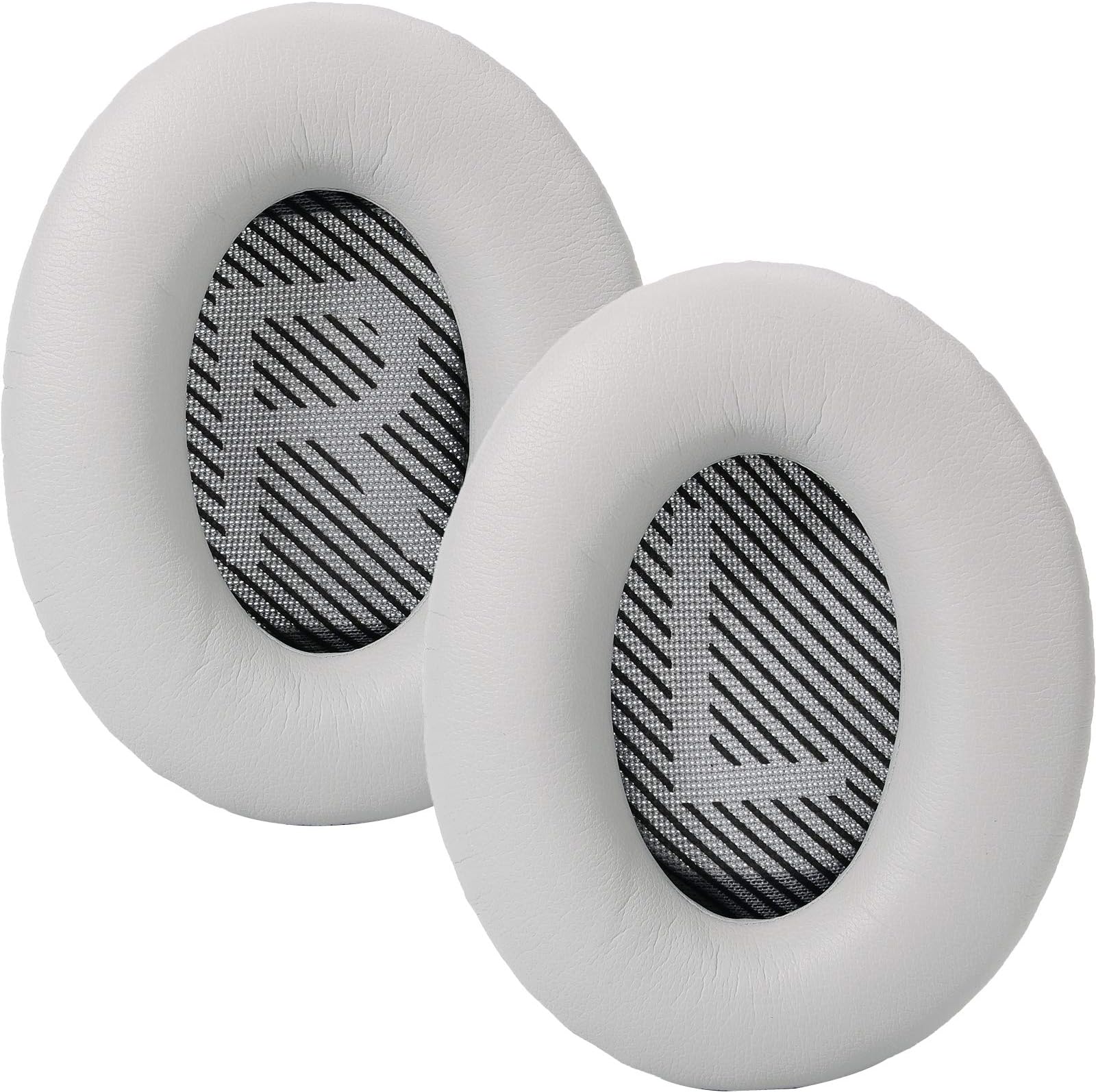 Damex qc35 Replacement Ear Pads for Bose Quiet Comfort 35 Headphones,Compatible with Quiet Comfort 35 ii Cover(Silver Grey)