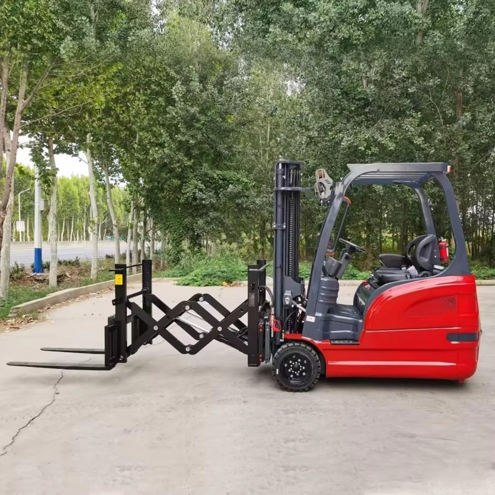 Carrello elevatore elettrico per pallet - Carrello elevatore per movimentazione materiali per magazzino e uso industriale - Capacità da 1 a 3 tonnellate, ascensore elettrico compatto per spazi