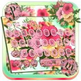Easy to download Beautiful Flower Keyboard Theme