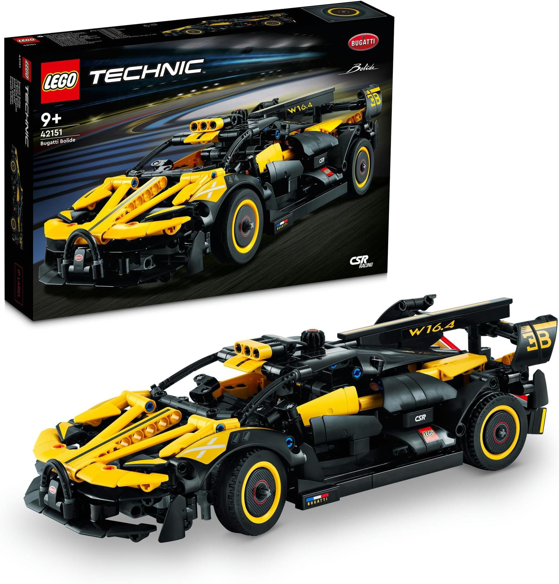 LEGO Technic Bugatti Bolide, 42151, Toy, Building Blocks, Birthday, Present, Cars, Mini Cars, Boys, Girls, Children, Ages 9 to 11