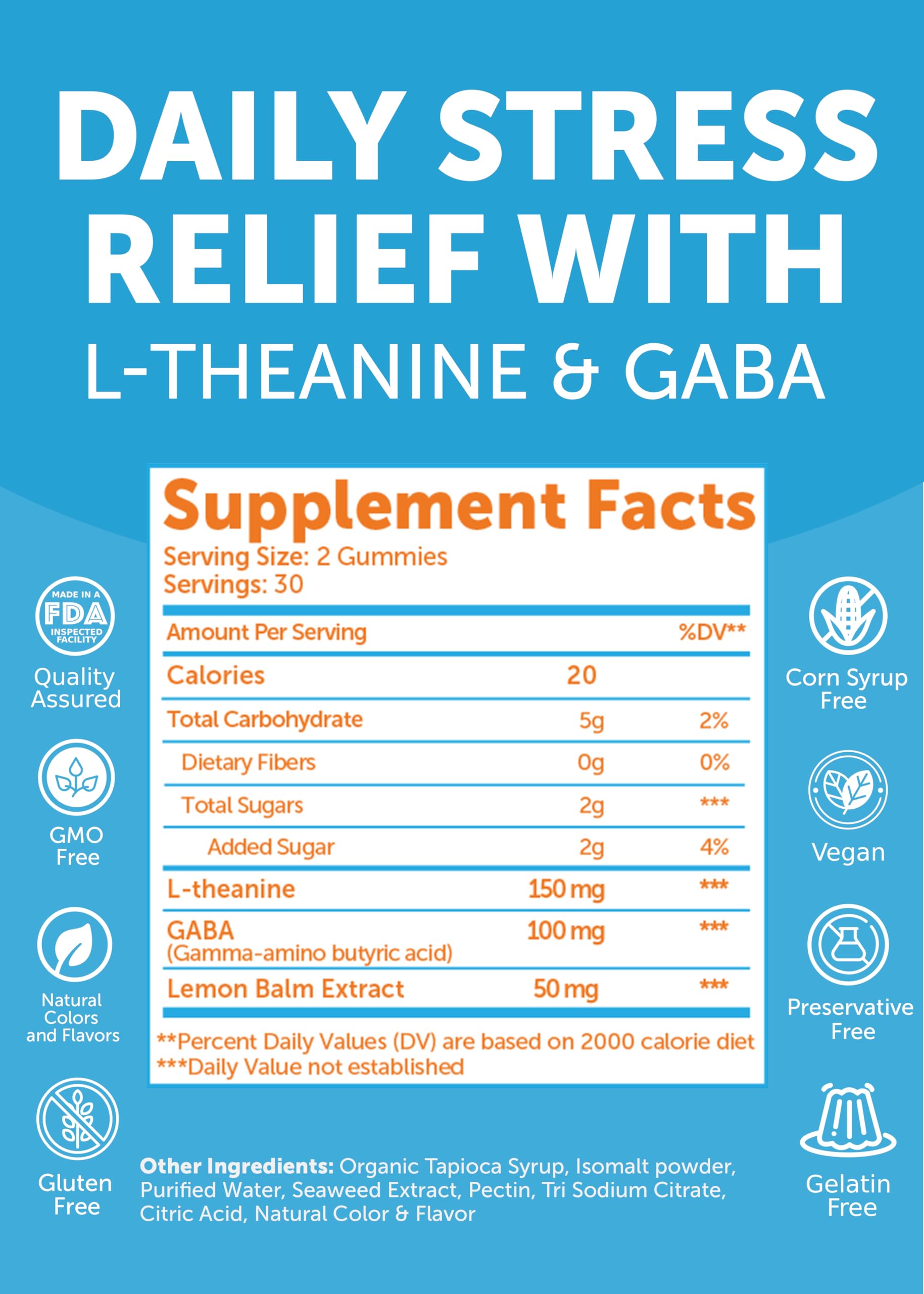 Lunakai USA Made Calm & Stress Relief Gummies, 60ct — Amazon image 5