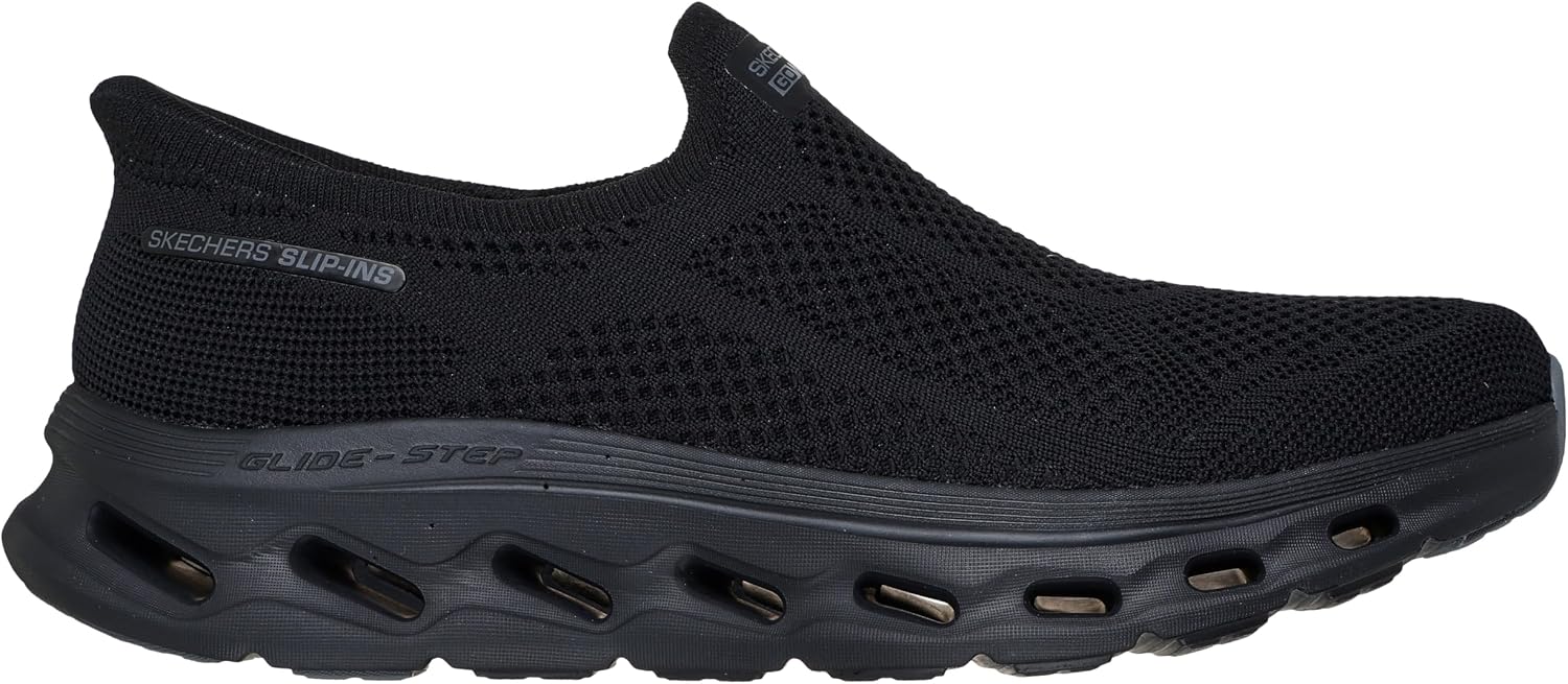 Skechers Men's Go Walk Glide Step 2.0 Caleb Hands Free Slip-ins | Hands Free Slip-ins, Air-Cooled Goga Mat Insole, Glide Step Midsole, Ultra Go Cushioning, Stretch Fit Upper